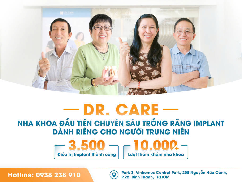 Dr. Care - Nha khoa tiên phong ứng dụng công nghệ hiện đại giúp trồng răng Implant không đau