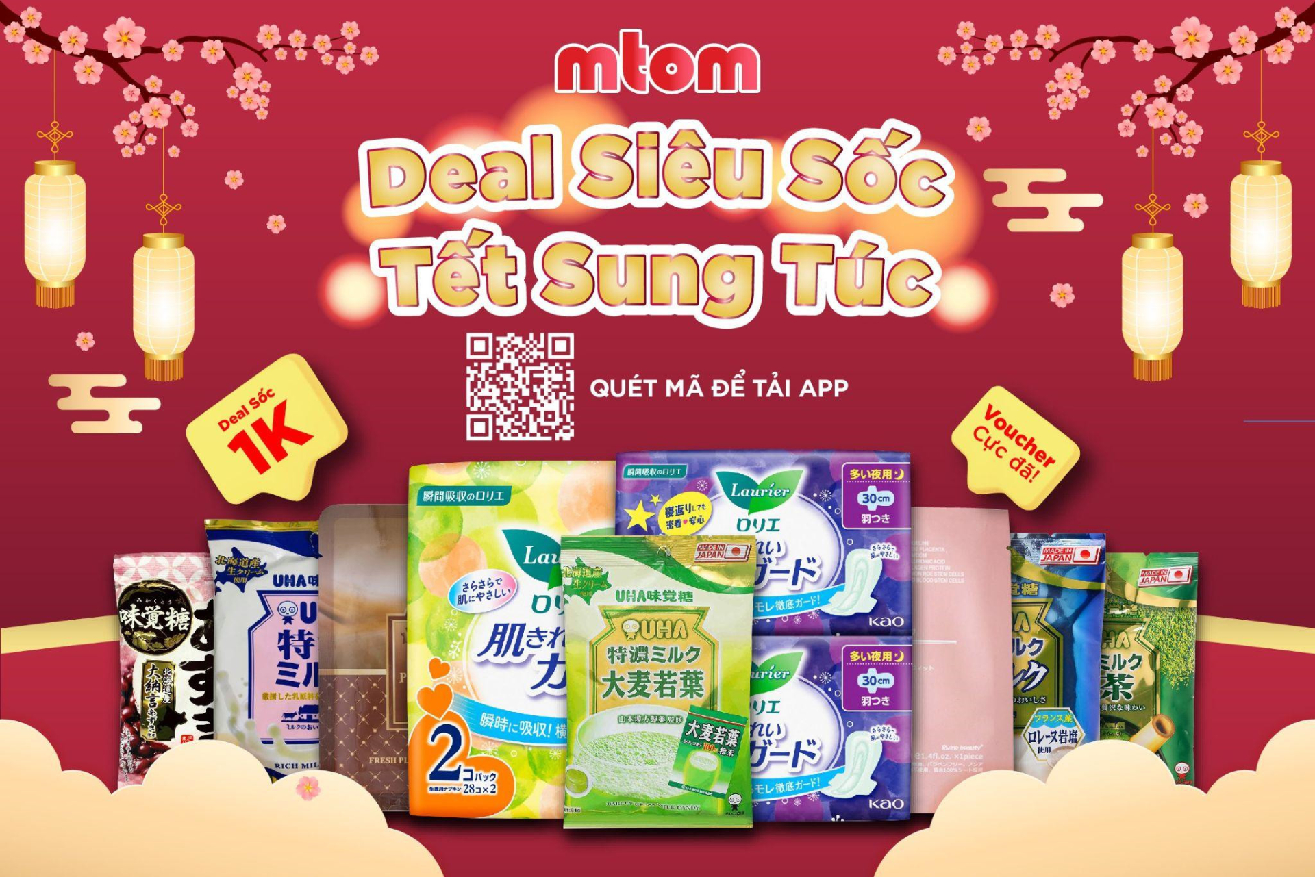 Sàn MTOM tung triệu deal 1K chào đón Tết Quý Mão